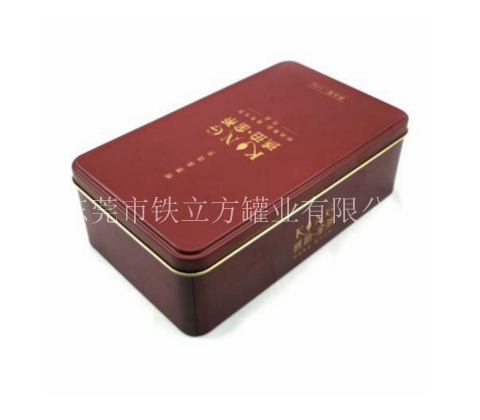 红色高档茶叶盒